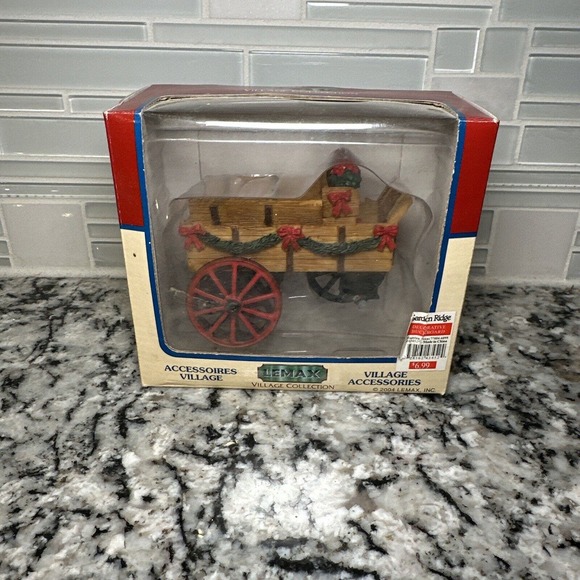 Lemax Decorative Buckboard Chariot - Retired - Picture 1 of 7